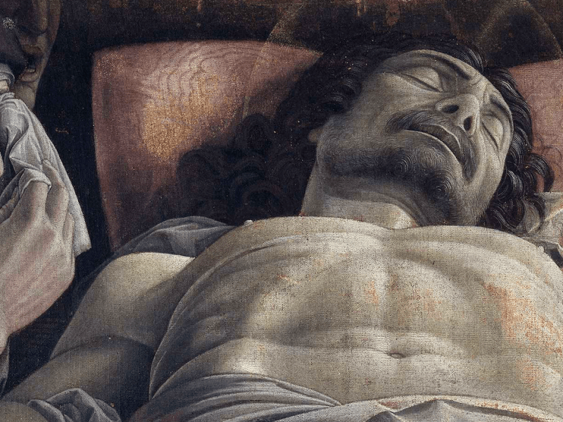 Martwy Chrystus, Mantegna